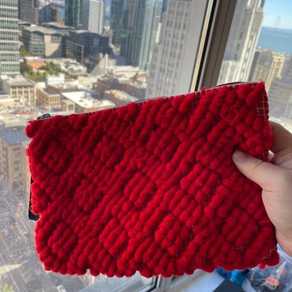 Forever 21 Red Clutch Wristlet - Picture 2 of 9